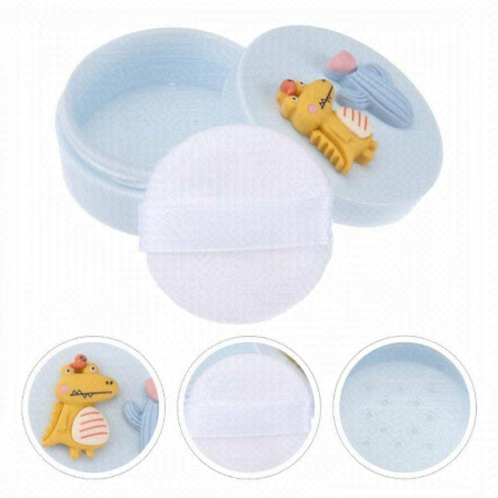Loose Powder Box Refillable Cosmetic Jar Pot Cosmetic Container Face Powder Sift